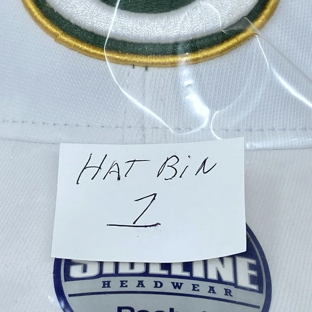 Green Bay Packers Cap Hat Sz S/M Sideline Flexfit Hat On-Field Reebok NFL